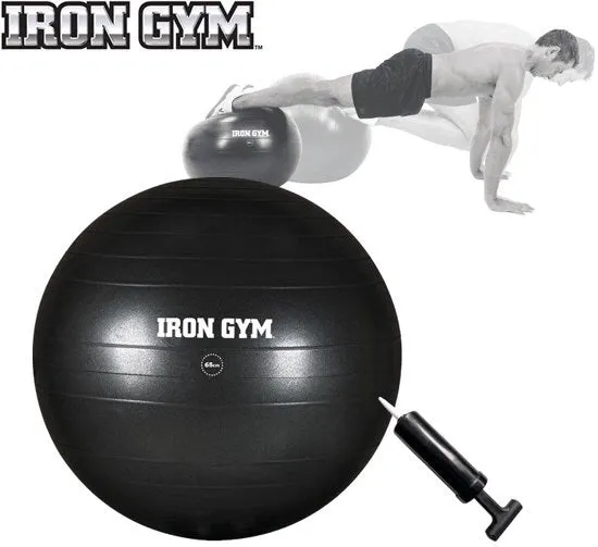Iron Gym Essential Exercise Ball and Pump