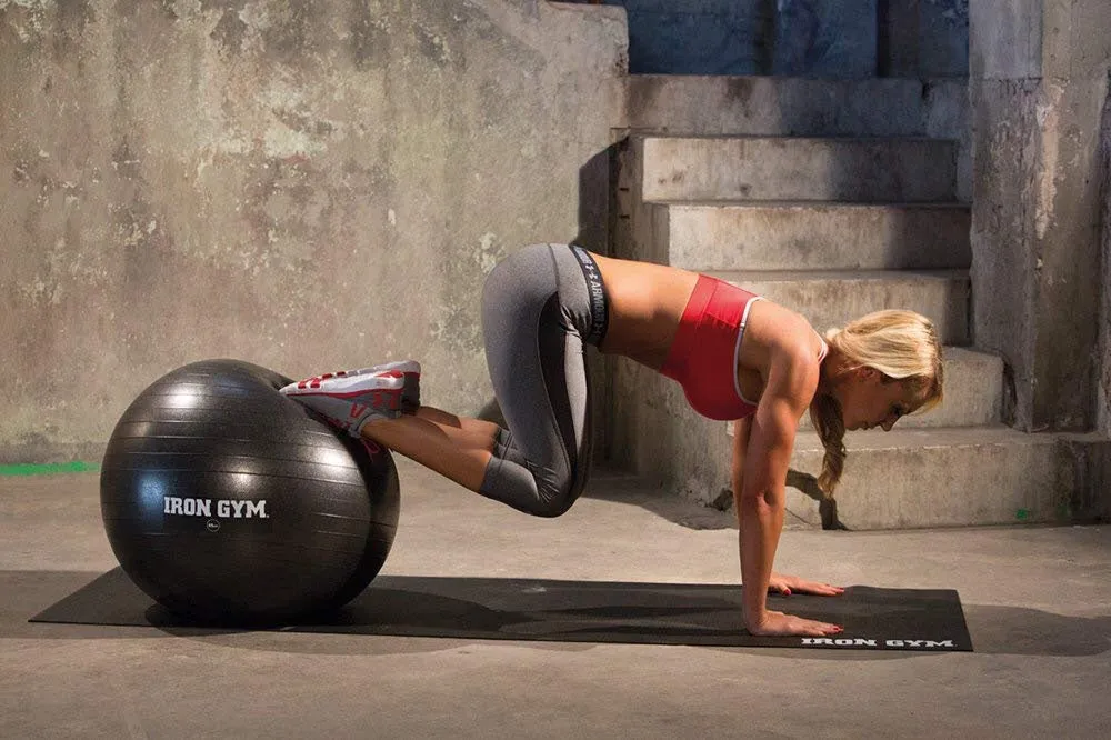 Iron Gym Essential Exercise Ball and Pump