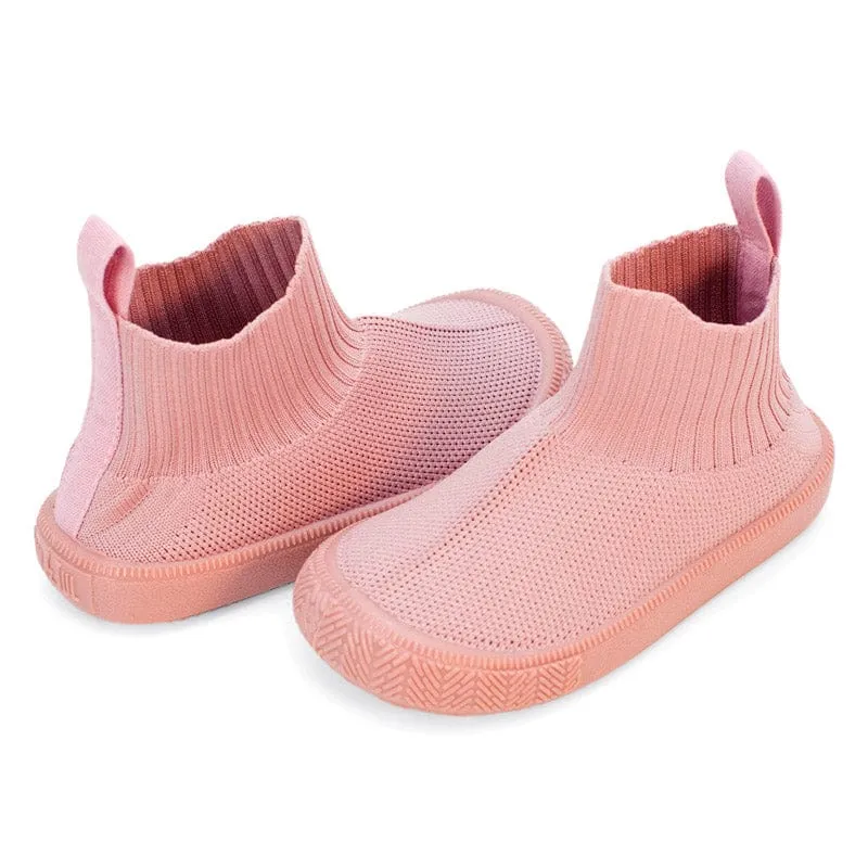 Jan & Jul Hi-Top Knit Me-Put-On Sneaker Shoes