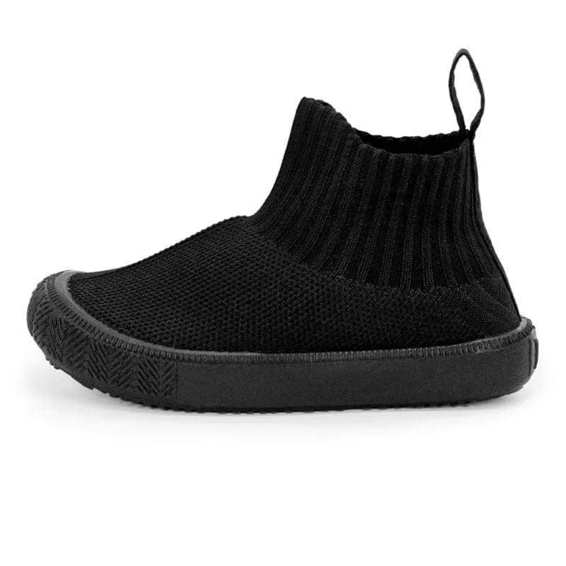 Jan & Jul Hi-Top Knit Me-Put-On Sneaker Shoes