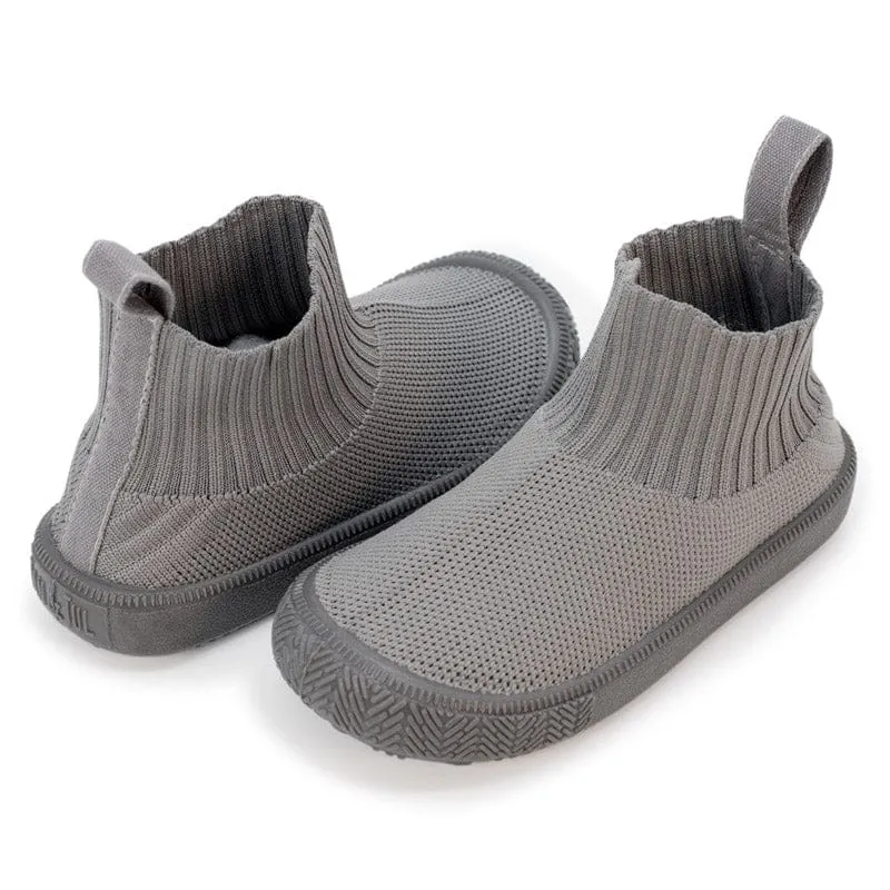 Jan & Jul Hi-Top Knit Me-Put-On Sneaker Shoes