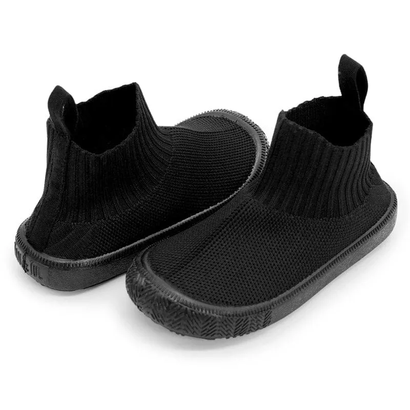 Jan & Jul Hi-Top Knit Me-Put-On Sneaker Shoes