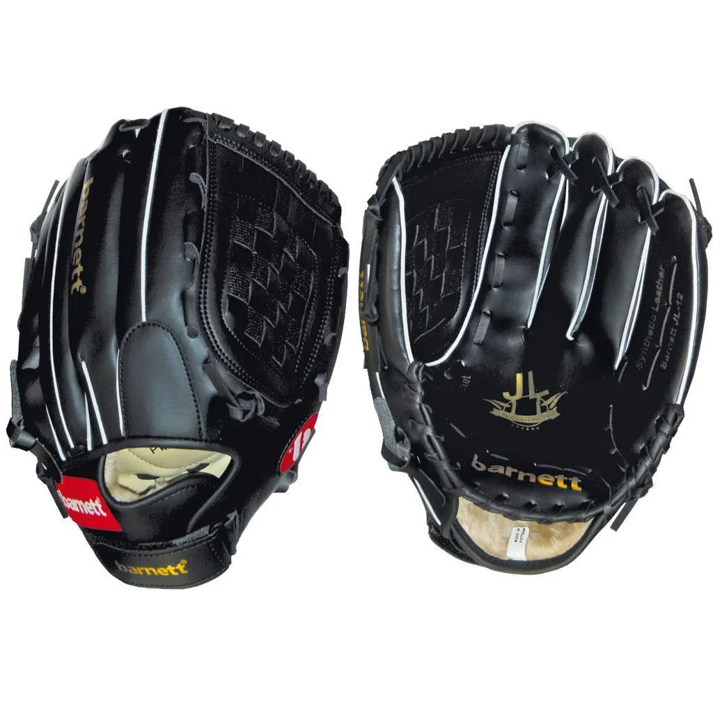 JL-120 Vinyl baseball glove, Outfield, size 12, Black
