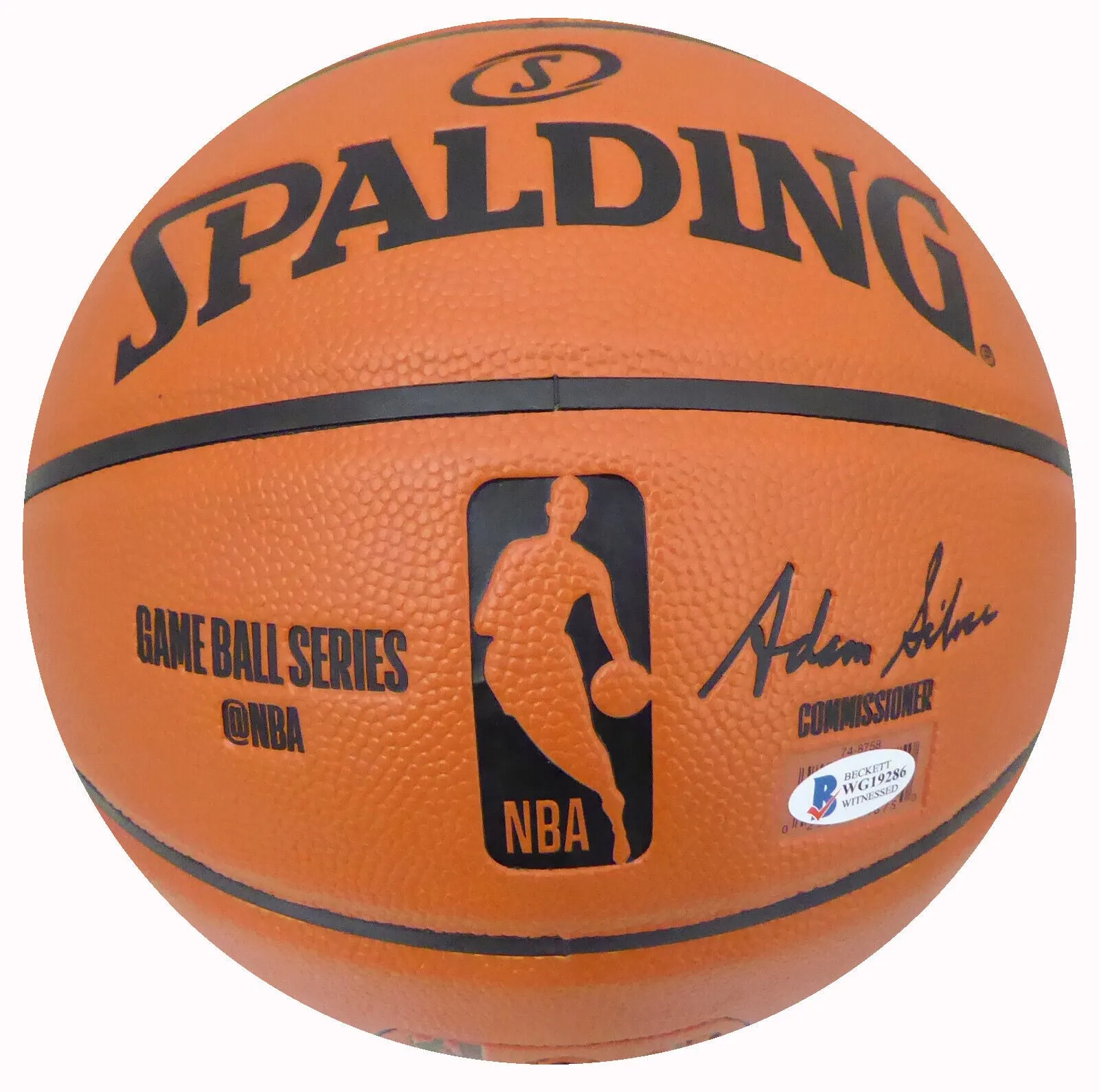 JOHN WALL AUTOGRAPHED SPALDING I/O BASKETBALL WASHINGTON WIZARDS BECKETT 189441