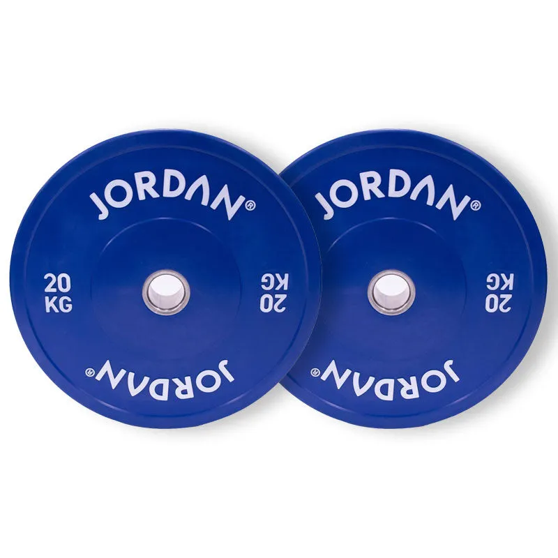 Jordan Fitness Coloured Bumper Plates 20kg | Bundle