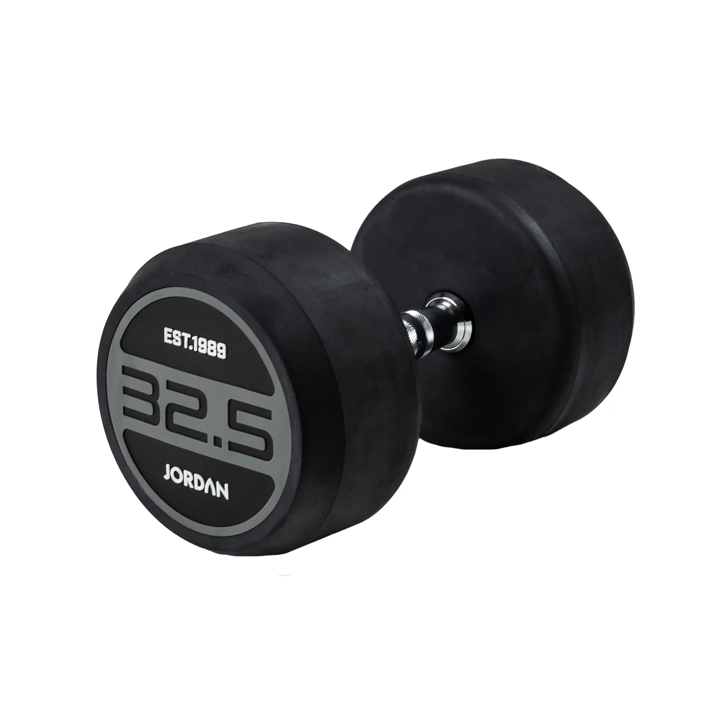 JORDAN® Rubber Dumbbells - Up to 70kg (Grey)