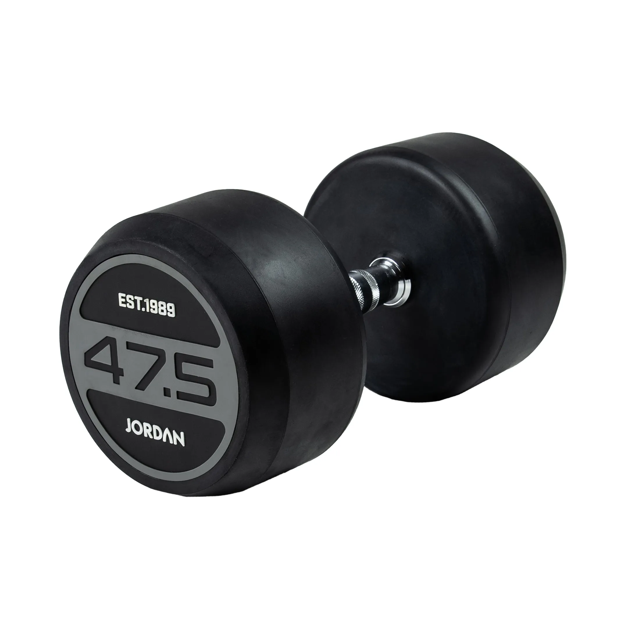 JORDAN® Rubber Dumbbells - Up to 70kg (Grey)