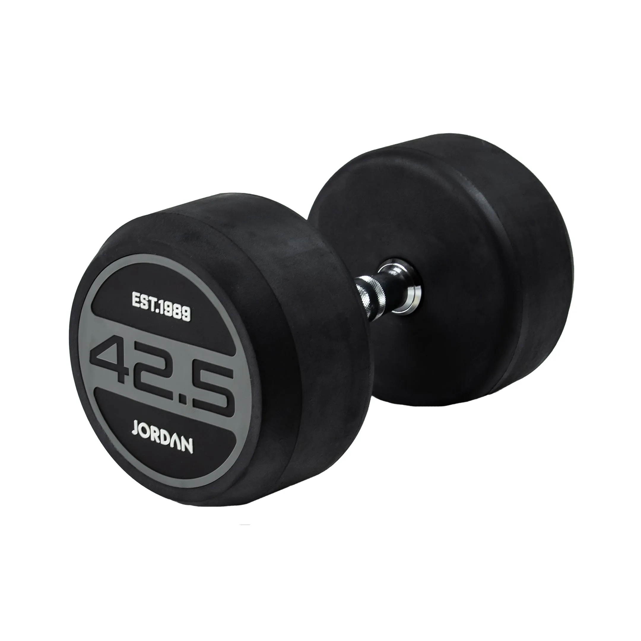 JORDAN® Rubber Dumbbells - Up to 70kg (Grey)
