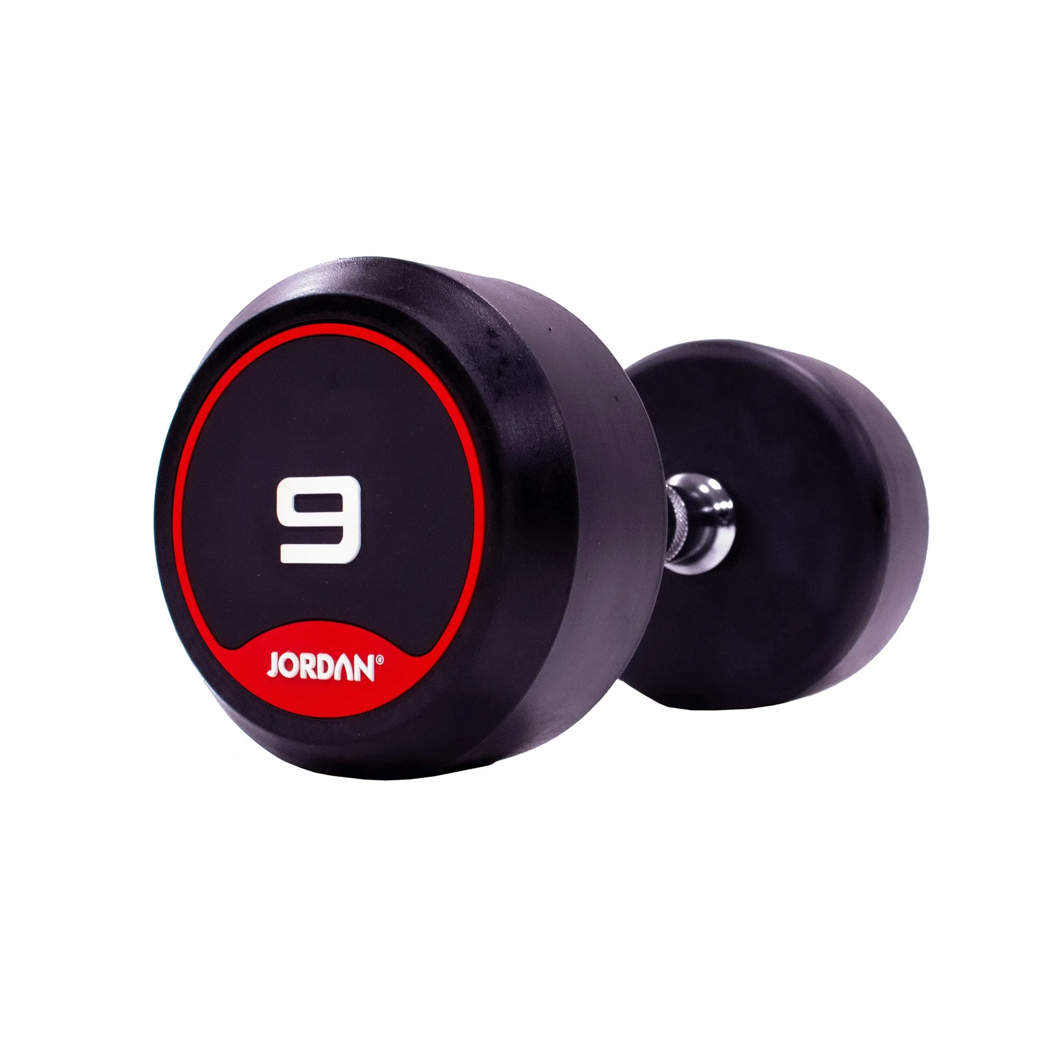 JORDAN® Rubber Dumbbells - Up to 70kg (Red)