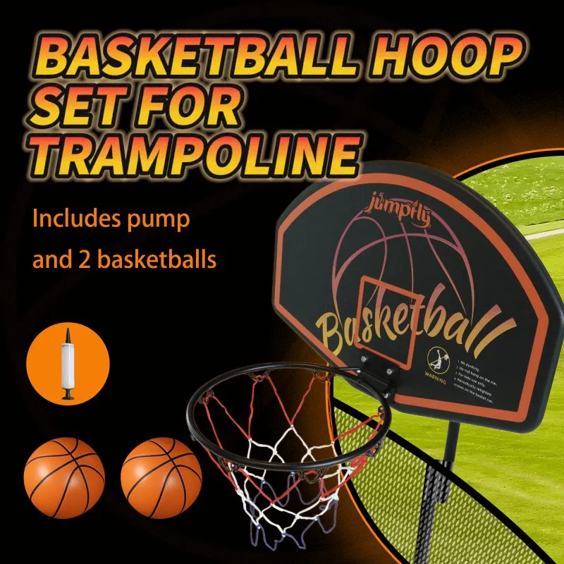 Jumpfly Universal Trampoline Basketball Hoop