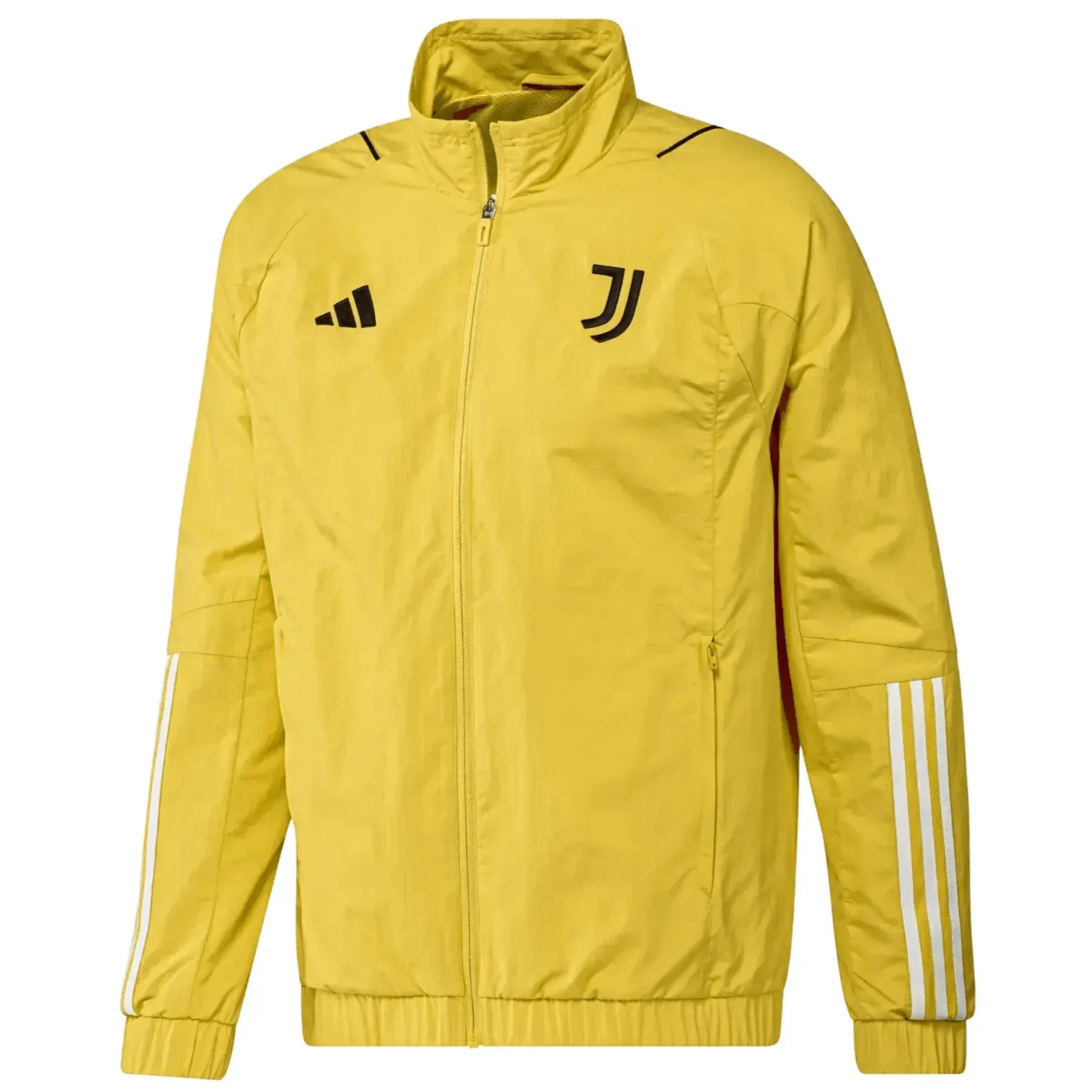 Juventus yellow training presentation Soccer tracksuit 2024 - Adidas