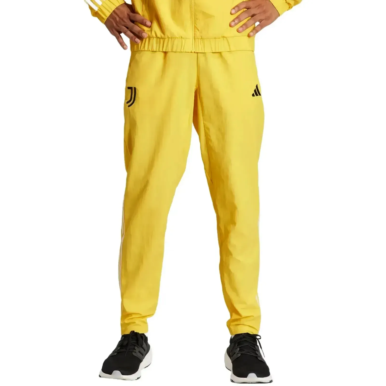 Juventus yellow training presentation Soccer tracksuit 2024 - Adidas