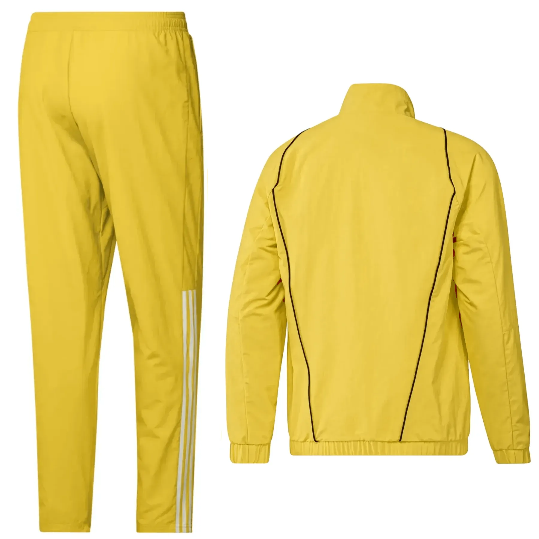 Juventus yellow training presentation Soccer tracksuit 2024 - Adidas