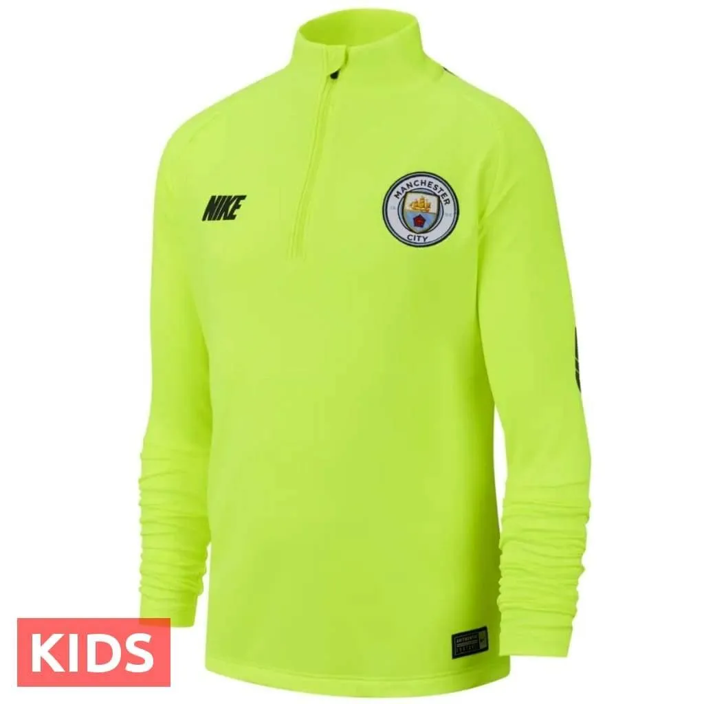 Kids - Manchester City fluo training technical soccer tracksuit 2019 - Nike