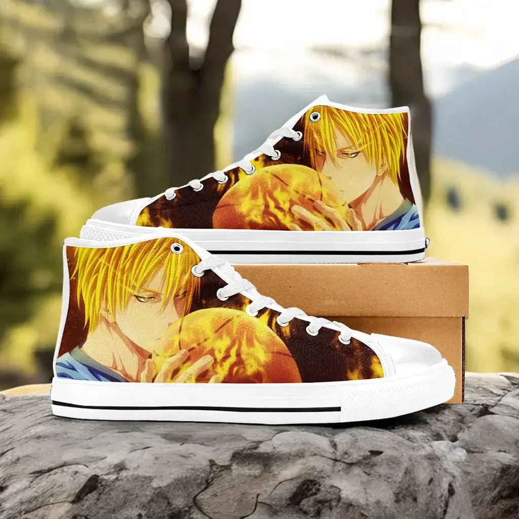 Kuroko Basketball Shoes High Tops Sneakers for Kids and Adults