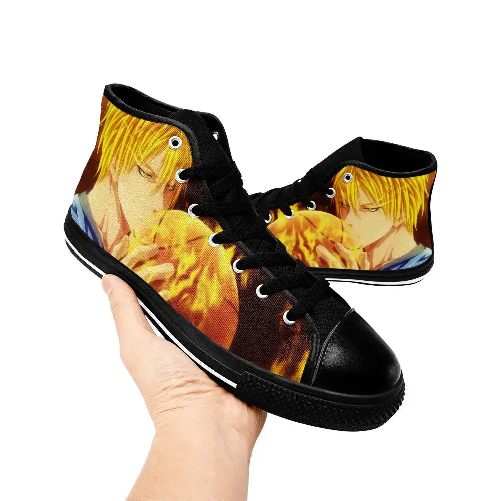 Kuroko Basketball Shoes High Tops Sneakers for Kids and Adults