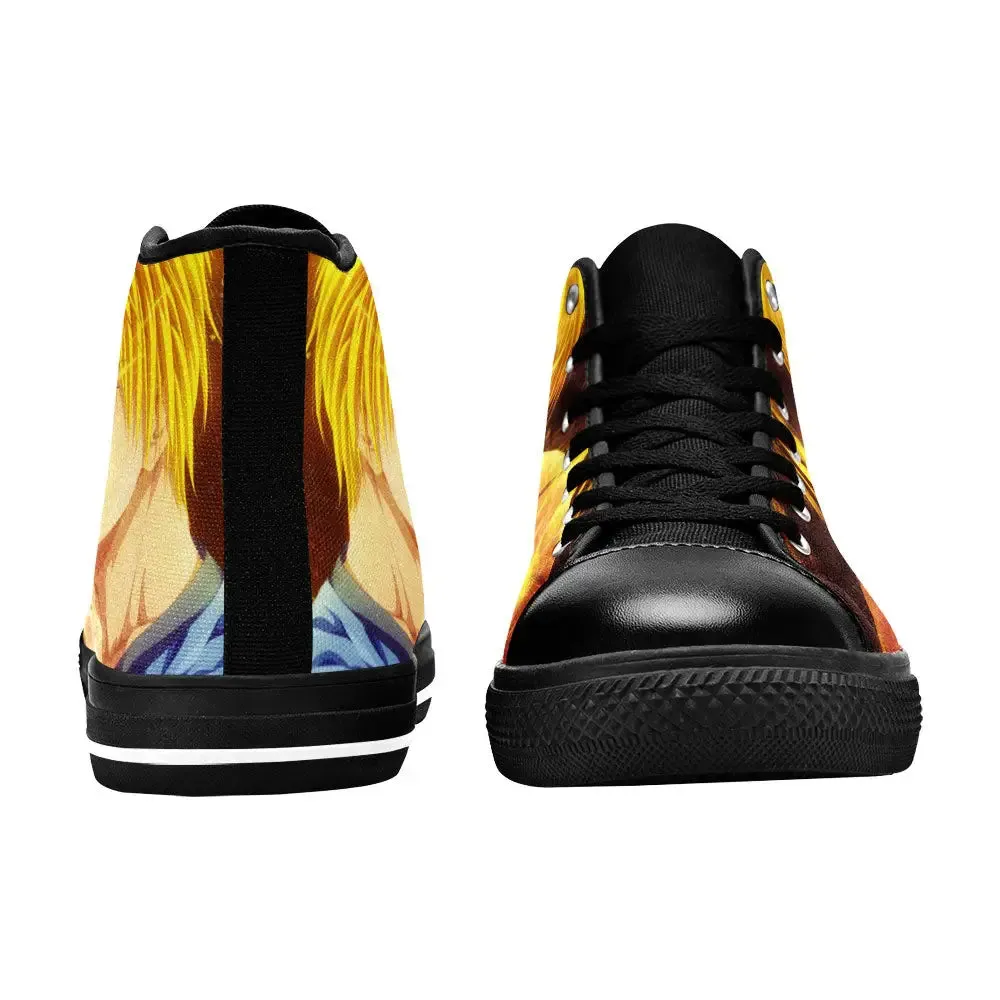Kuroko Basketball Shoes High Tops Sneakers for Kids and Adults