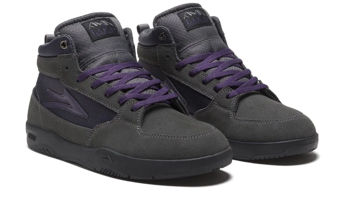 Lakai Trudger Weather Treated Skate Shoes - Black / Grey