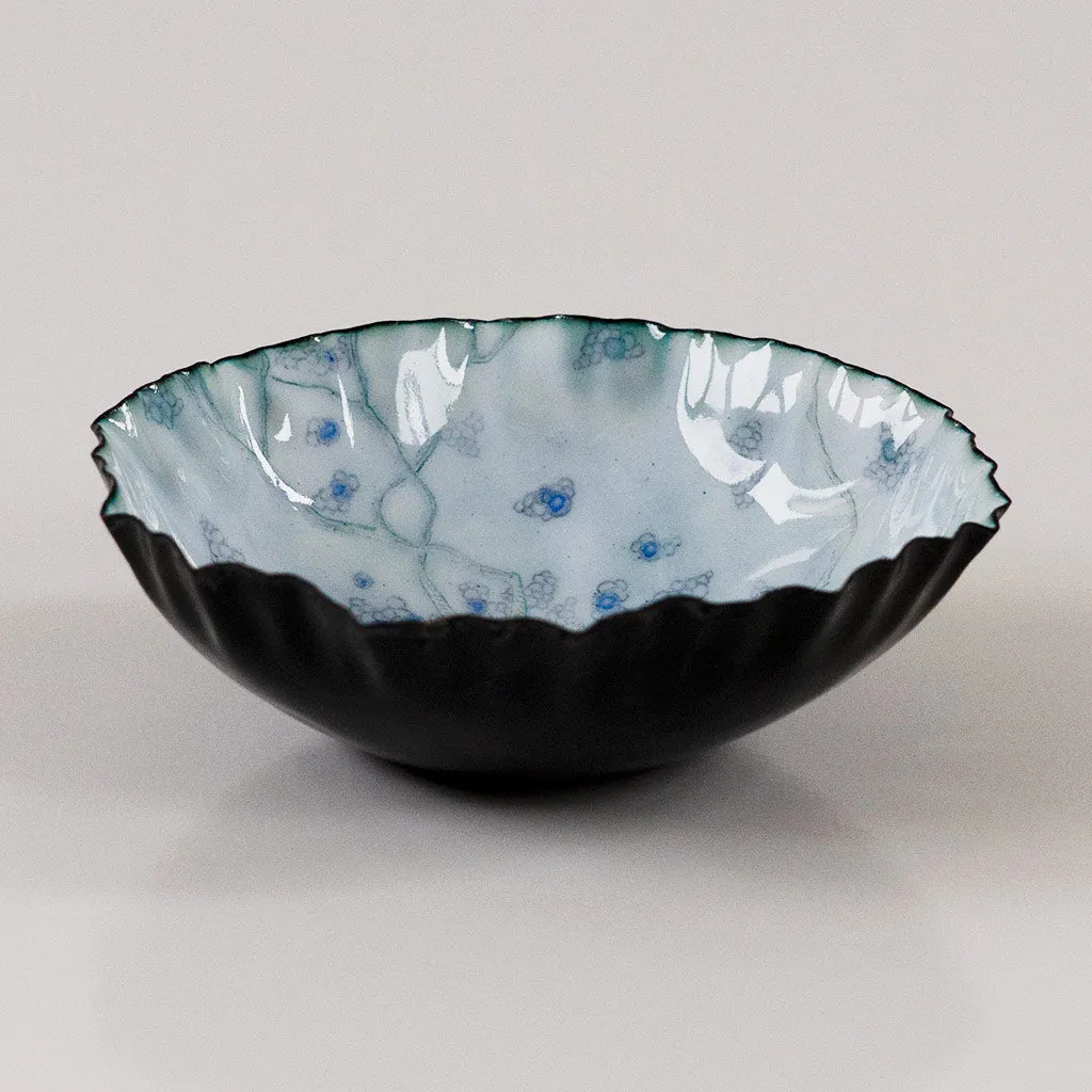 Landscape Bowl, Sapphire Blueberries Under Water