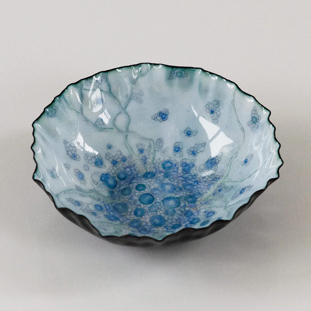 Landscape Bowl, Sapphire Blueberries Under Water