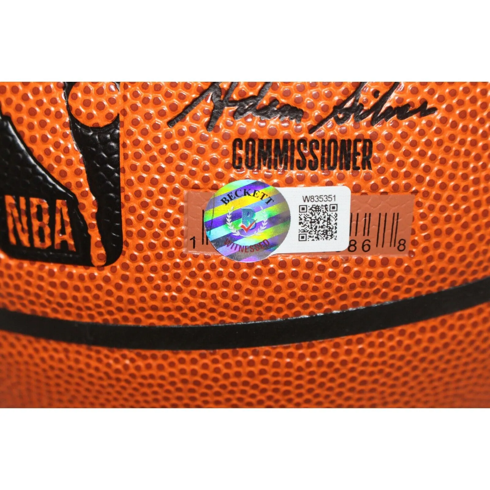 Larry Bird Autographed/Signed Boston Celtics Basketball BAS 29389