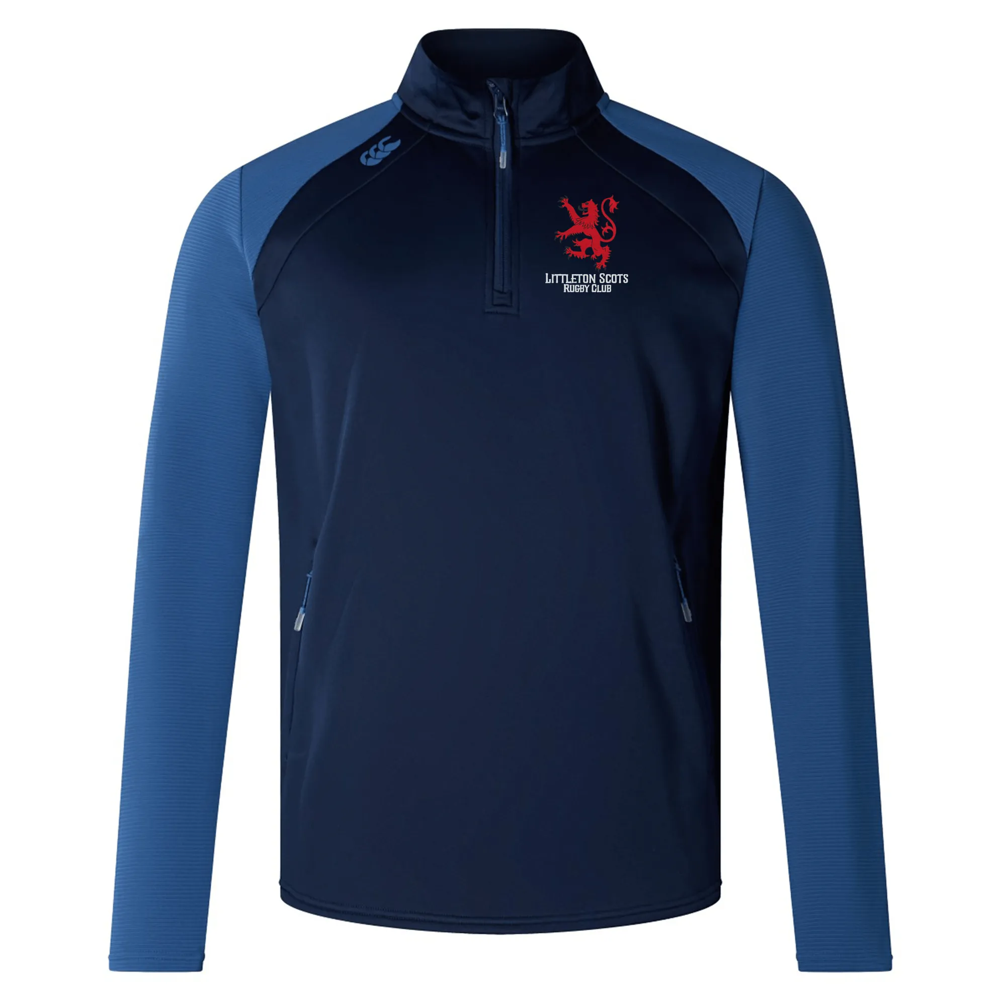 Littleton Scots Rugby Elite 1/4 Zip Top by Canterbury