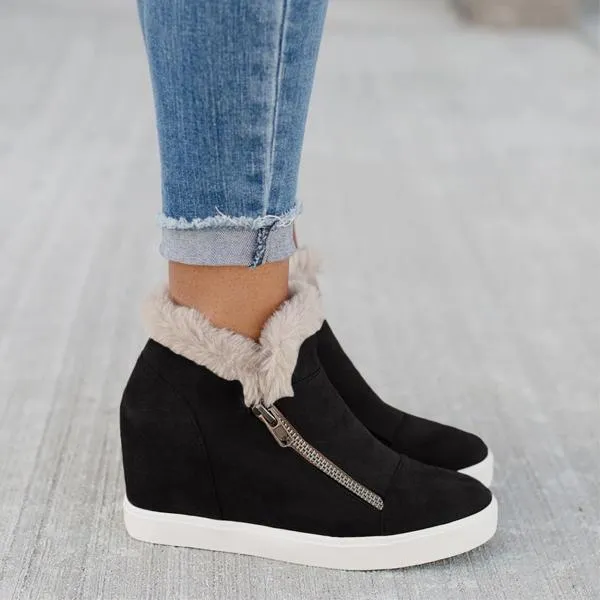 Lydiashoes Waterproof Non-slip Warm zipper Boot