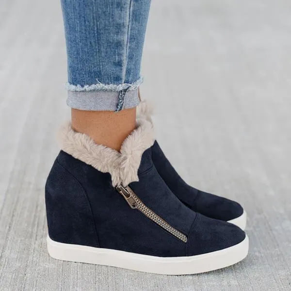 Lydiashoes Waterproof Non-slip Warm zipper Boot