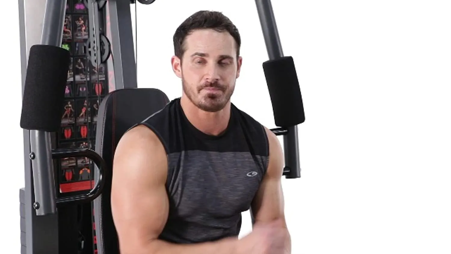 Marcy 150-lb Multifunctional Home Gym Station for Total Body Training