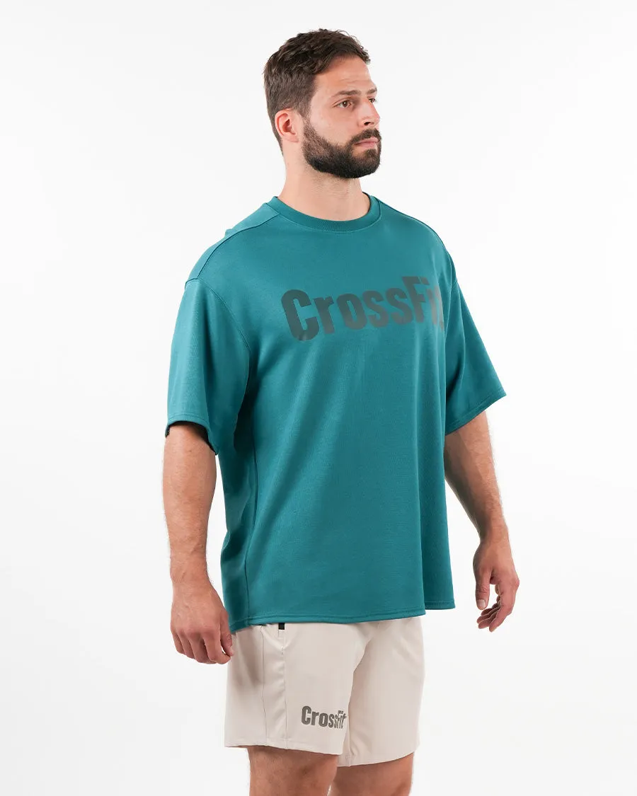 Matching set men - oversized T-shirts Emerald