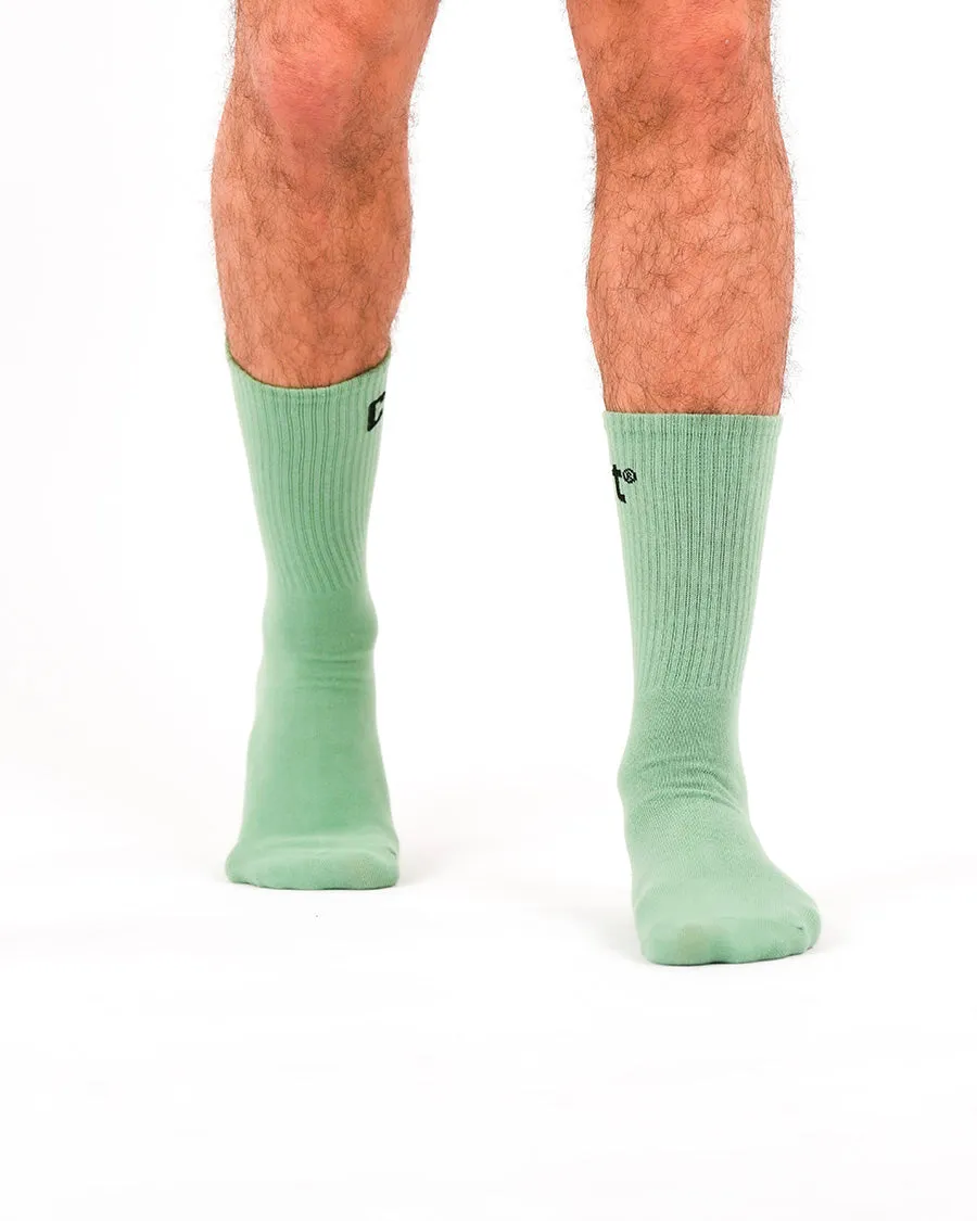 Matching set men - oversized T-shirts Shale Green