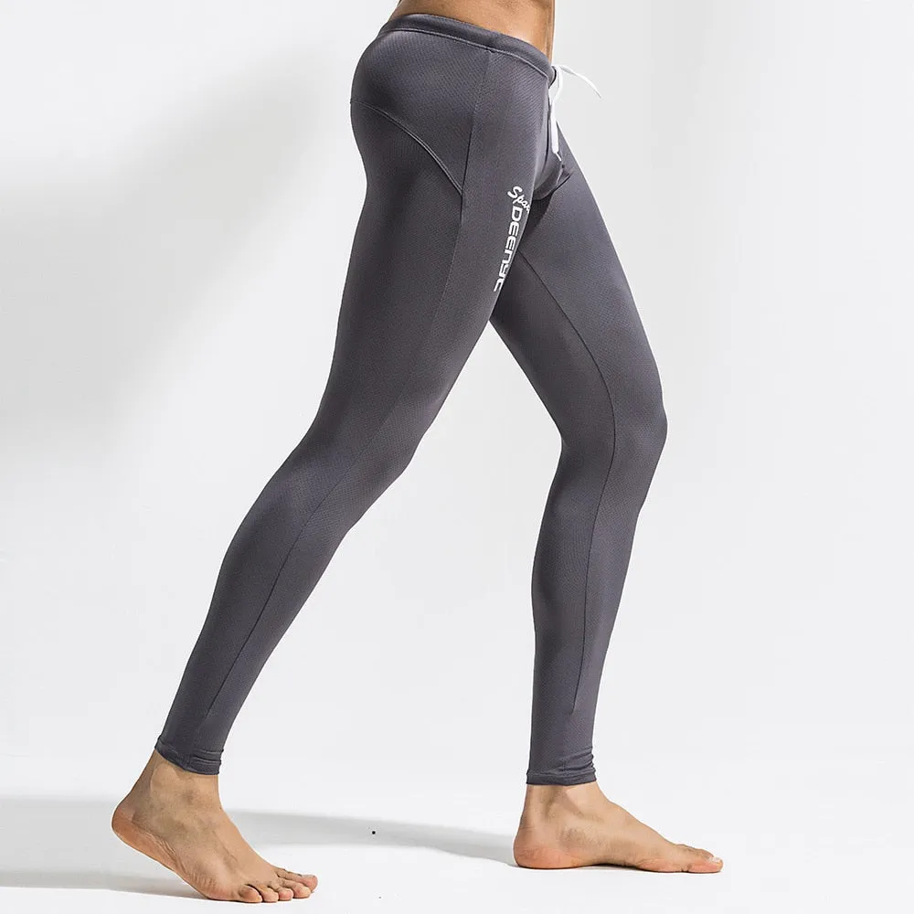 Men Compression Running Tights Pants Sport Mens Leggings Basketball Gym Fitness Quick Dry Slim Long Jogging Athletic Trousers