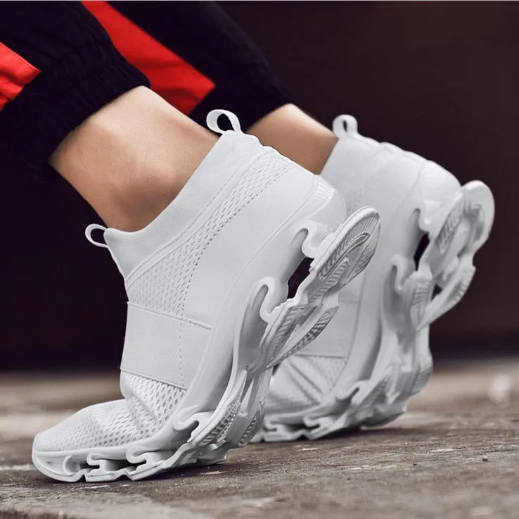 Men lightweight breathable elastic shoes