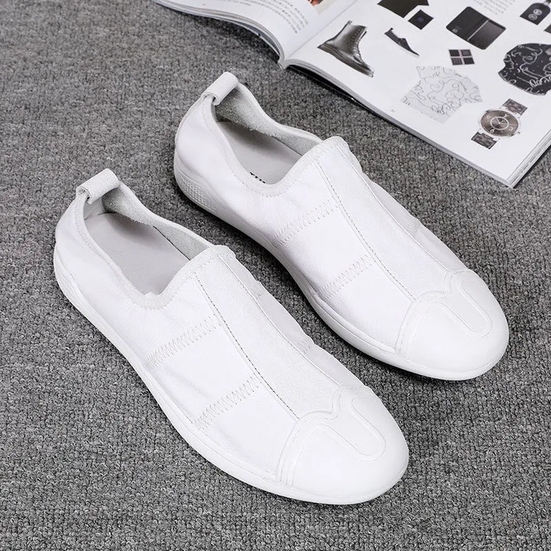 Men Outdoor Natural Cowhide Loafers