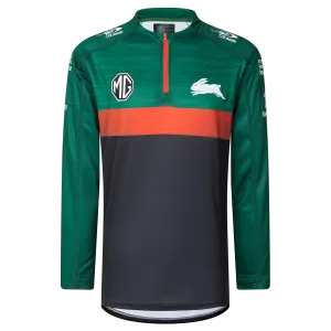 Mens 2025 South Sydney Rabbitohs Long Sleeve Quarter Zip Training tee