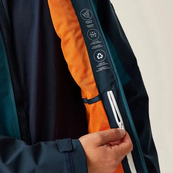 Men's Birchdale Waterproof Jacket Moroccan Blue Navy Moonlight Denim