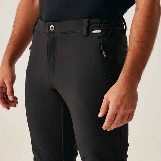 Men's Geo II Softshell Walking Trousers Black