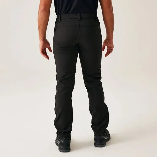 Men's Geo II Softshell Walking Trousers Black