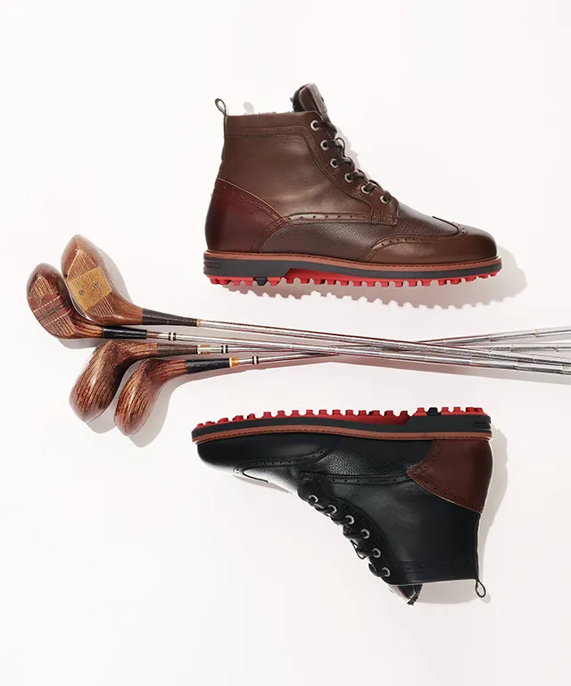 MEN'S Golf Shoes Delago - Brown
