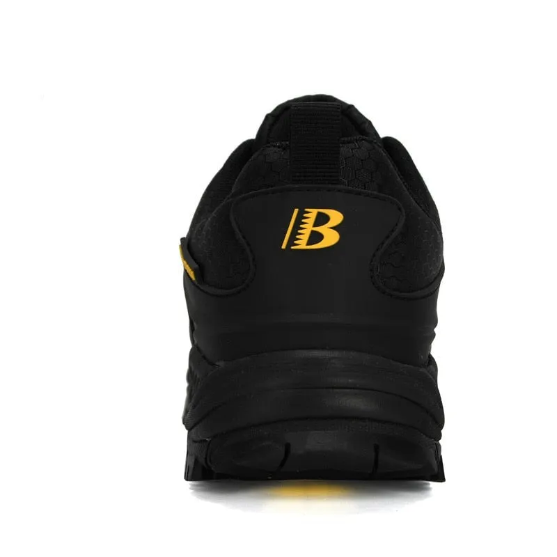 Men's Hiking Shoes Mesh Leather Sneakers Men's Climbing Shoes