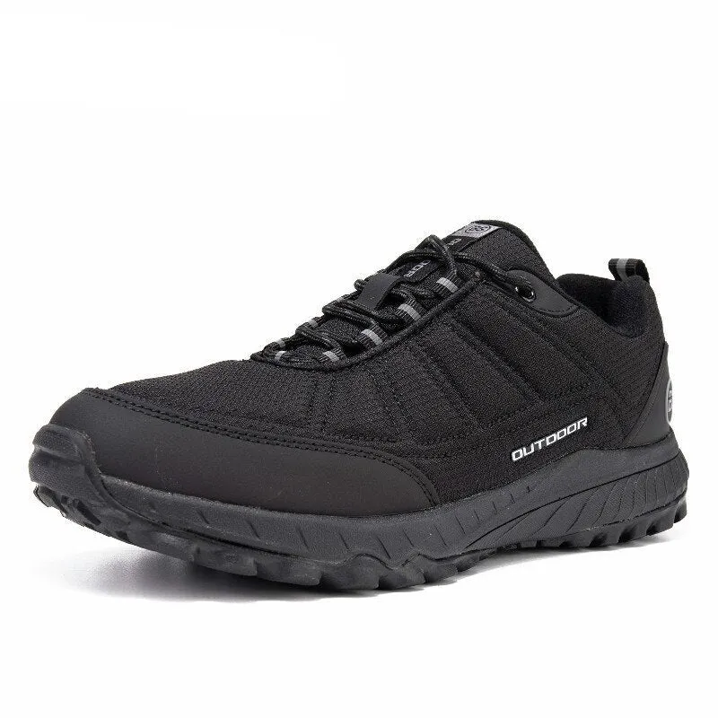 Men's hiking shoes non-slip wear-resistant waterproof leather sports shoes