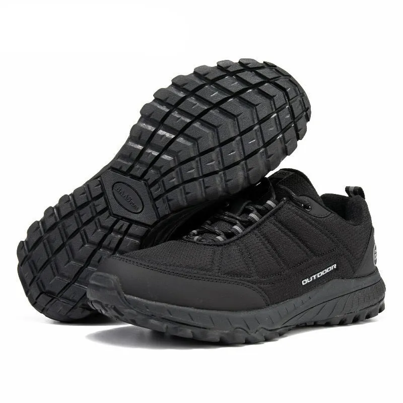 Men's hiking shoes non-slip wear-resistant waterproof leather sports shoes