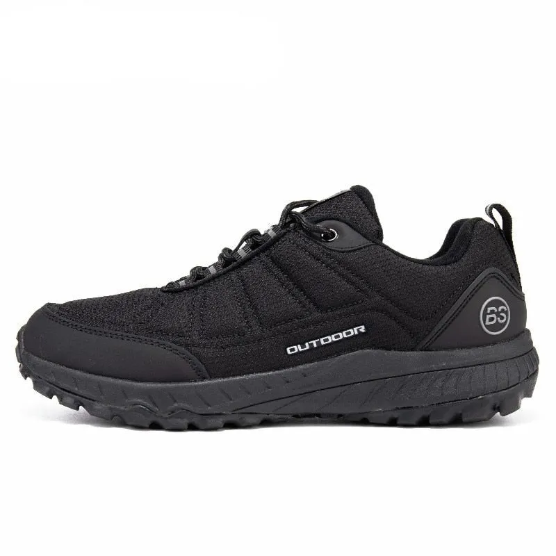 Men's hiking shoes non-slip wear-resistant waterproof leather sports shoes