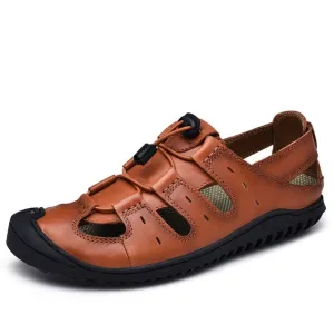 Men's Hot Sale Leather Shoes New High Quality Casual Leather Shoes Black or Brown