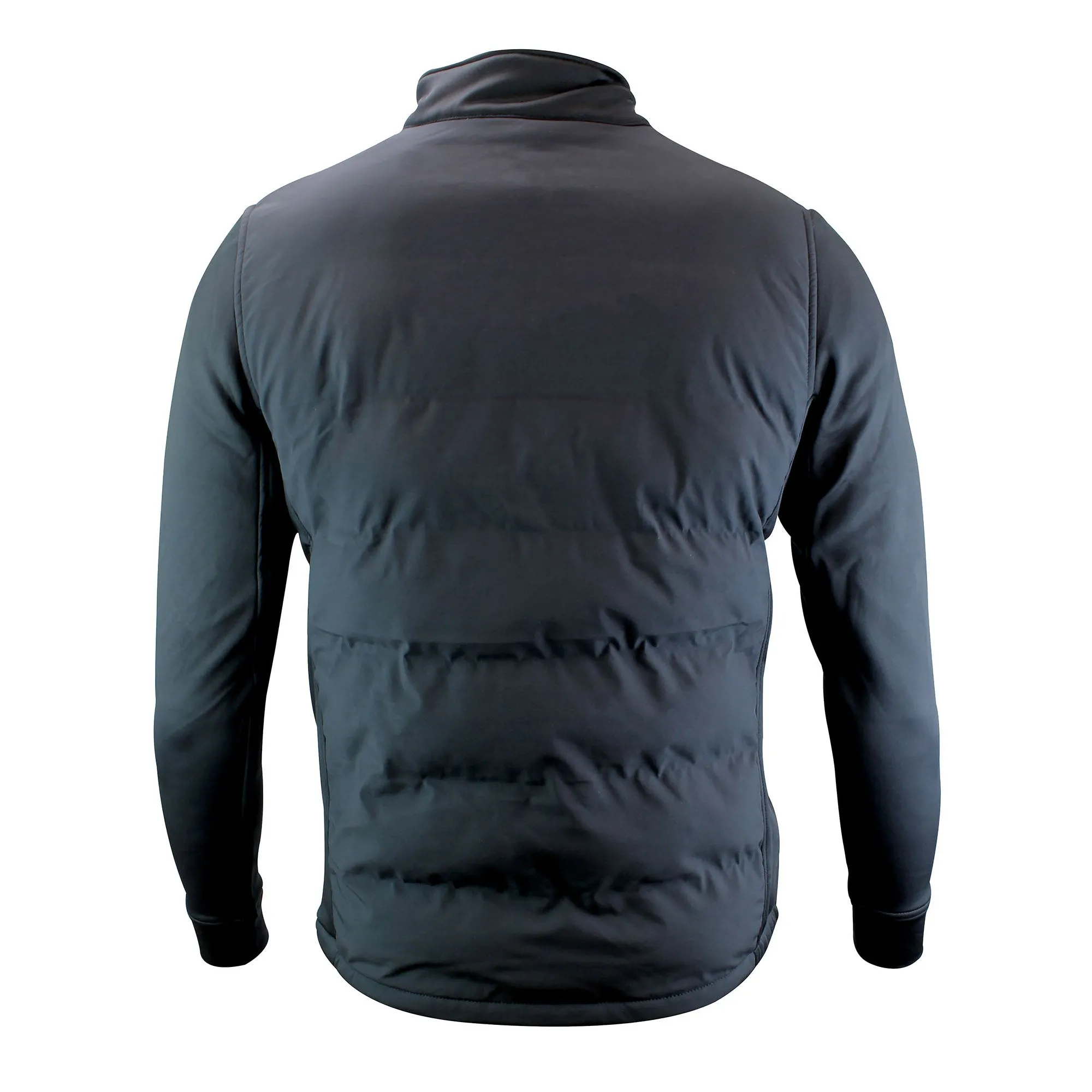 Men's Hybrid Fleece Lined Jacket Full Zip | Insulated Waterproof Coat