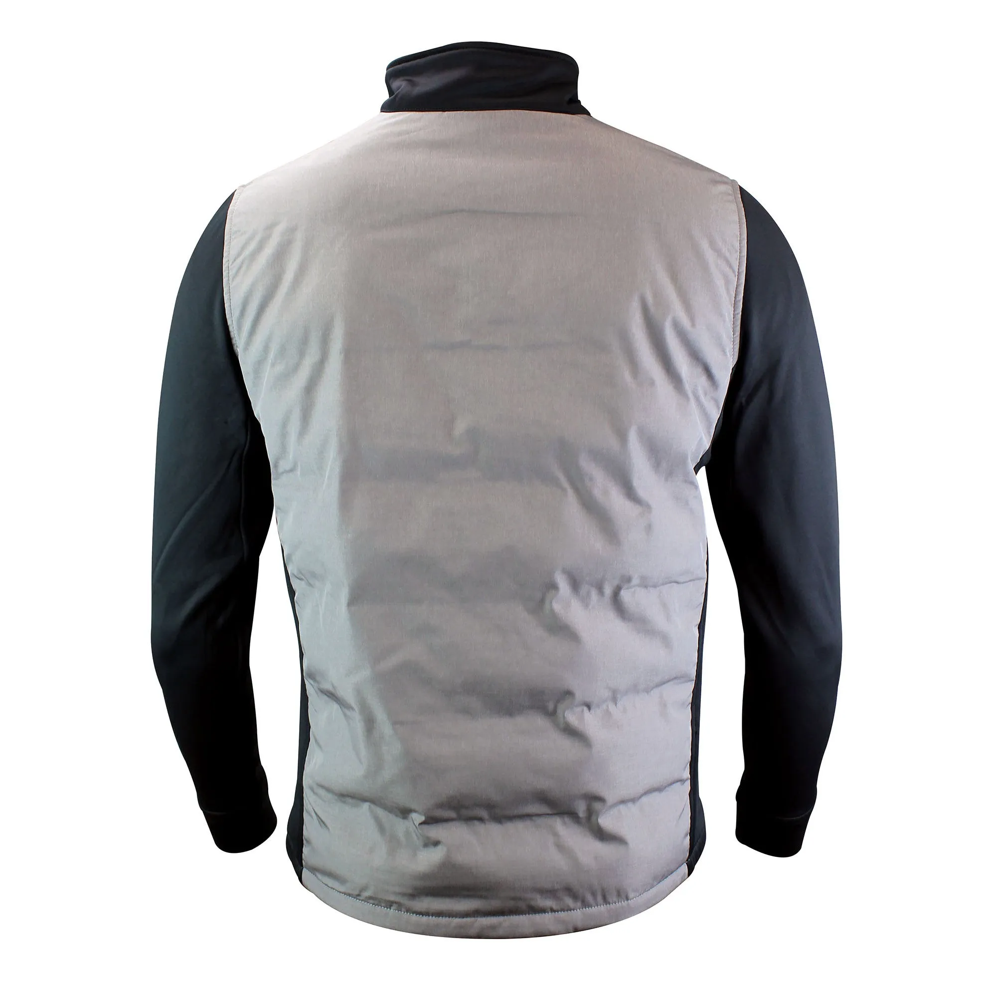 Men's Hybrid Fleece Lined Jacket Full Zip | Insulated Waterproof Coat