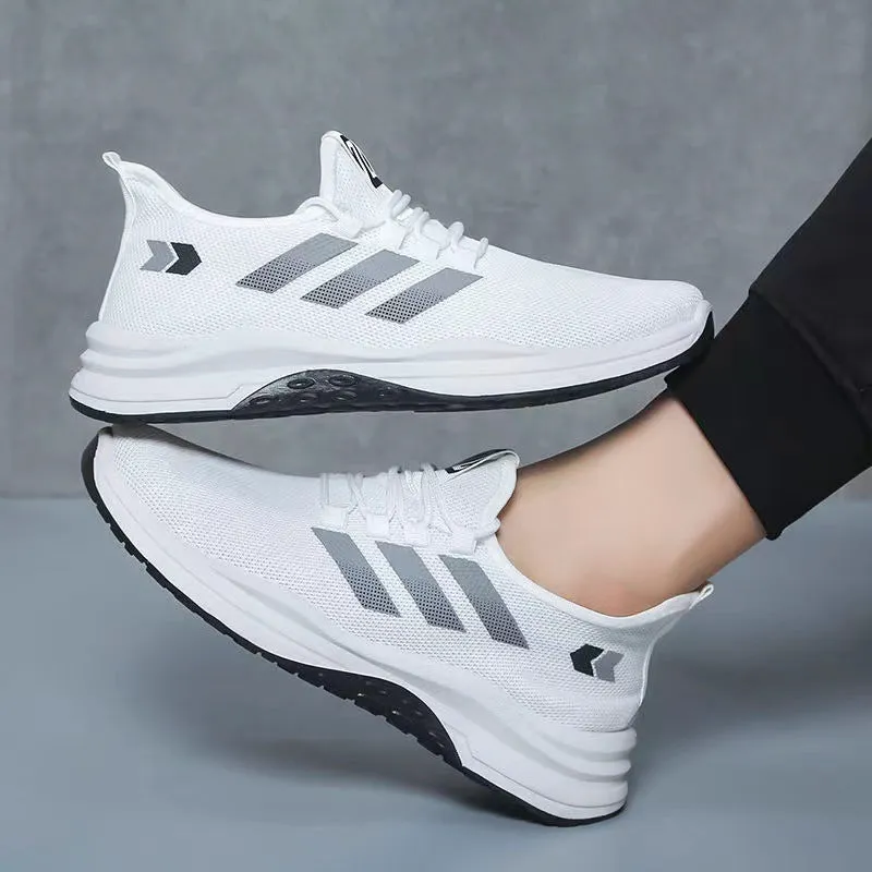 Men's Korean Summer Breathable Sports Running Cloth Sneakers
