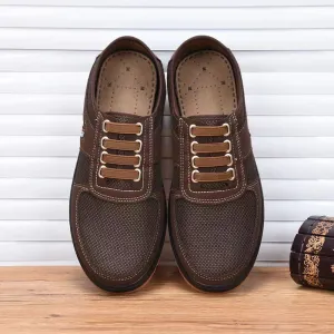 Men's Old Cloth Tendon Sole Dad Slip-on Casual Shoes