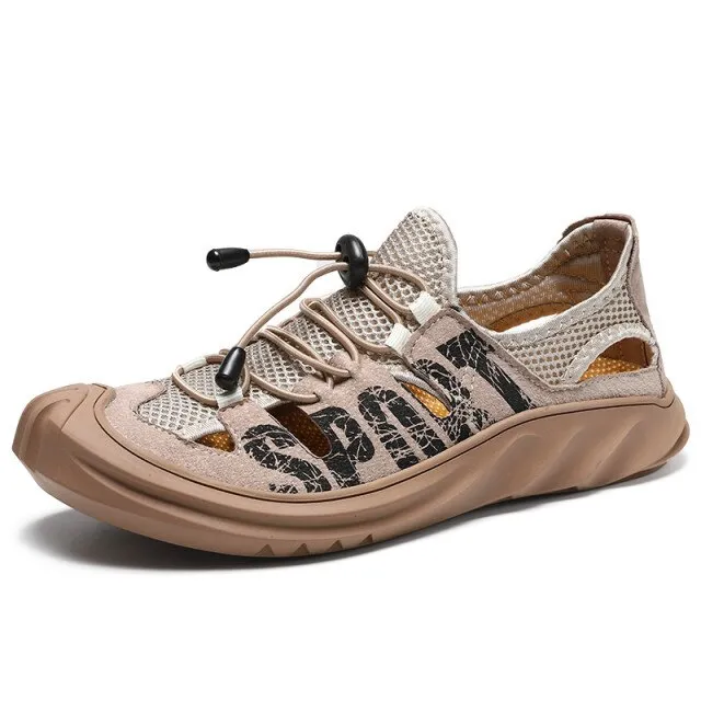 Men's Sneakers Breathable Leather Sport  Shoes