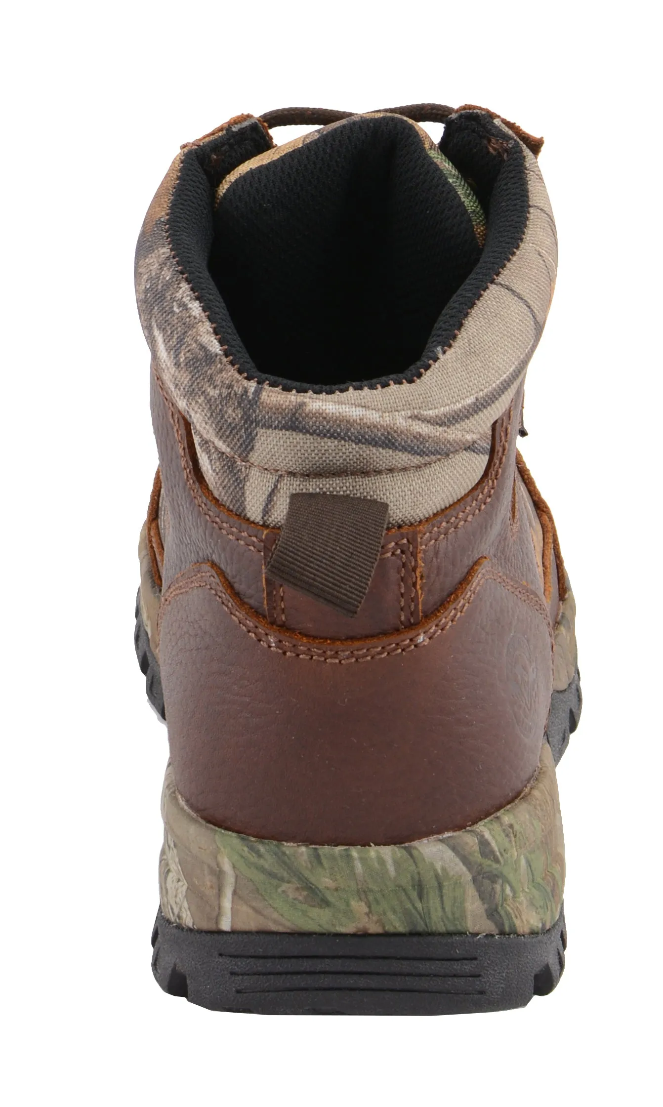 Men's Waterproof Brown Hiking Boot w/ Mossy Oak® Print
